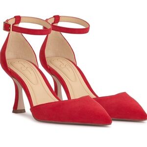 Jessica Simpson Red Suede Heels